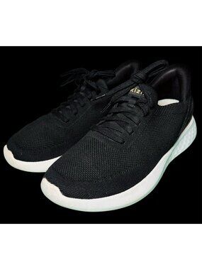 Kizik Athens Black White Handsfree Shoes Sneakers Women's Size 7.5
